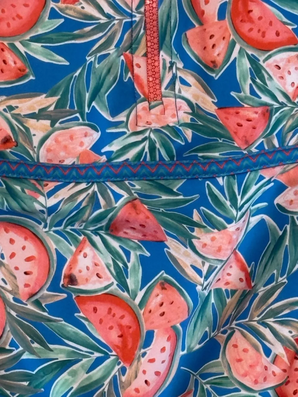 Fatface Watermelon Print One-Piece Swimsuit